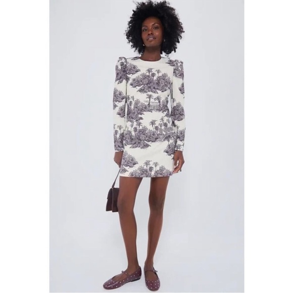 TUCKERNUCK X India Hicks Hibiscus Hill Toile Domino Dress NWT Size Large - Picture 2 of 16